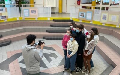 Tournage d’une vidéo au lycée Galilée