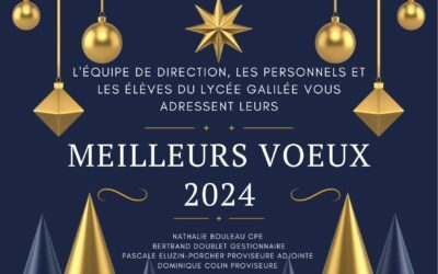 MEILLEURS VOEUX POUR 2024