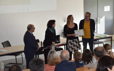 Remise du label E3D au Lycée Galilée par la Rectrice